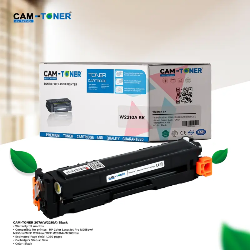 CAM-TONER 207A (W2210A) Black