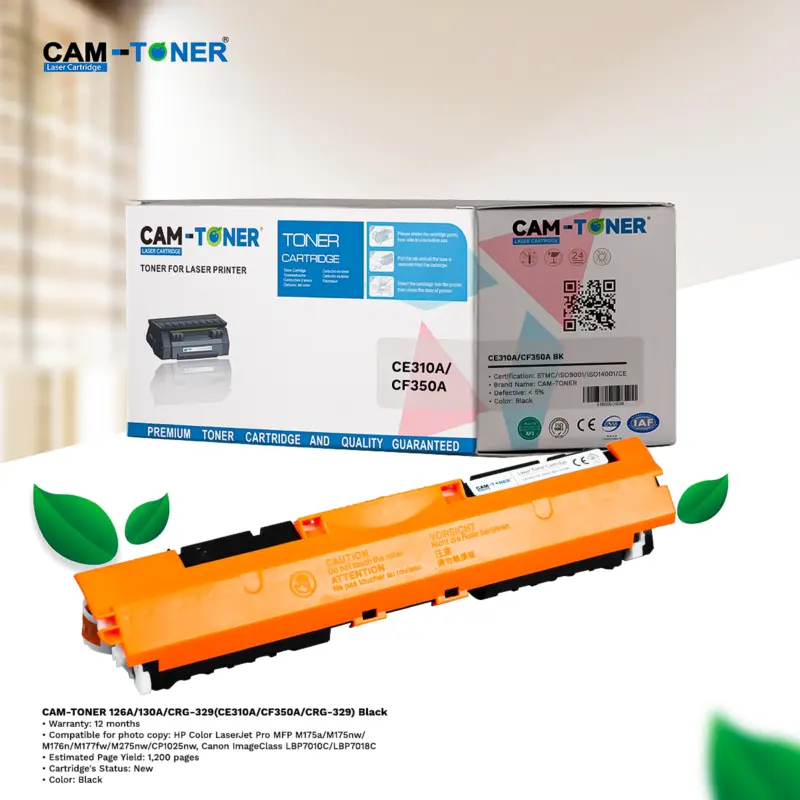 CAM-TONER 126A/130A/CRG-329(CE310A/CF350A/CRG-329) Black