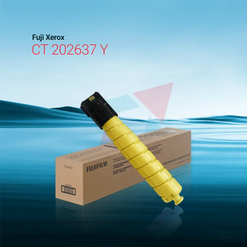 Original Fuji Xerox CT202637 Toner Cartridge Yellow