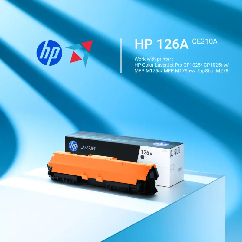 Original HP 126A Black LaserJet Toner Cartridge | CE310A
