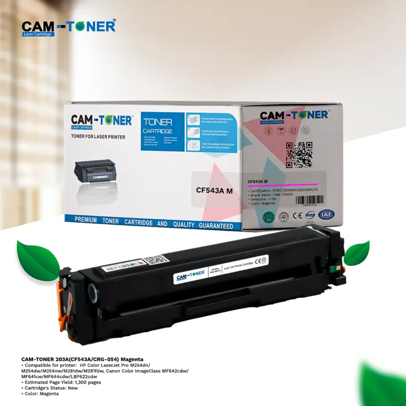 CAM-TONER 203A (CF543A/ CRG-054) Magenta