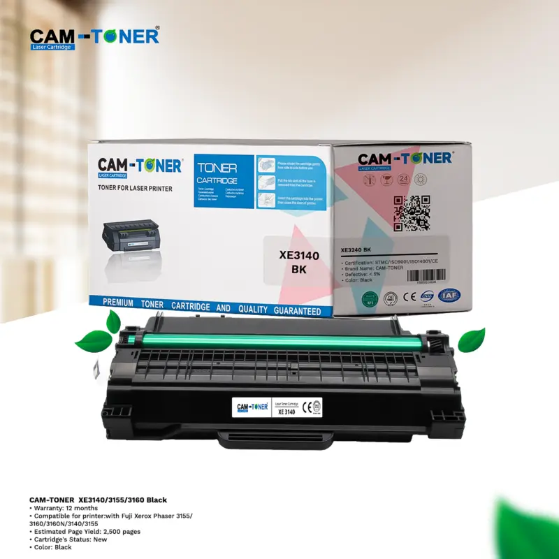 CAM-TONER  XE3140/ 3155/ 3160 Black 