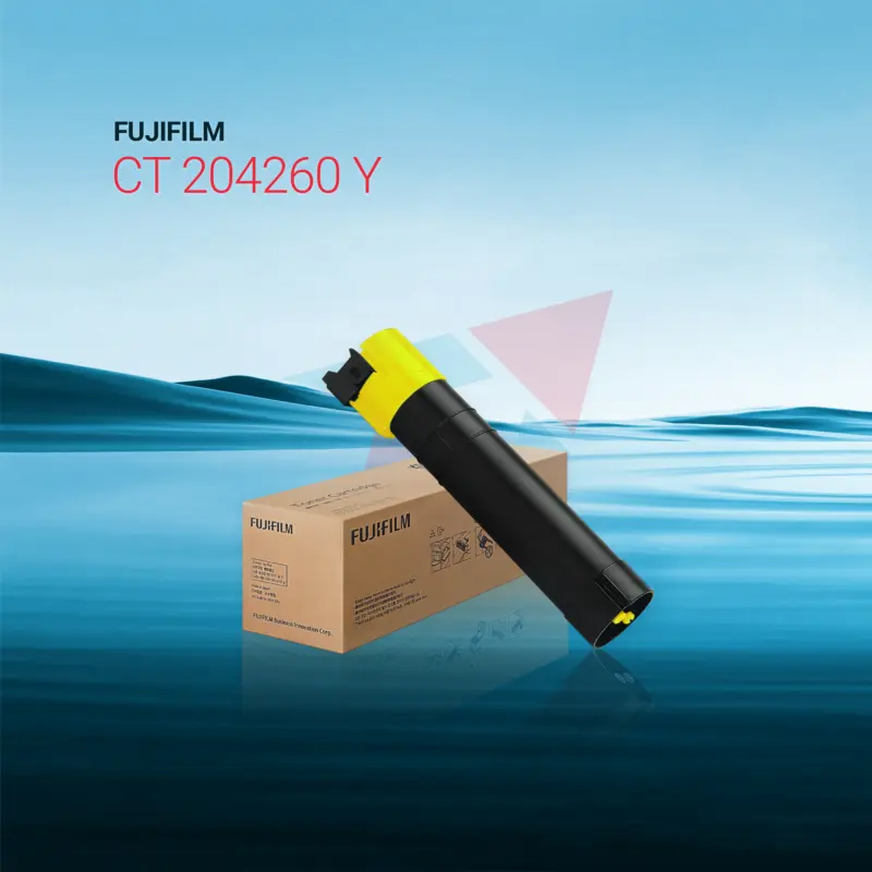 Original Fuji Apeos CT204260 Toner Cartridge Yellow
