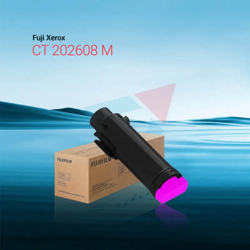 Original Fuji Xerox CT202608 Toner Cartridge Magenta