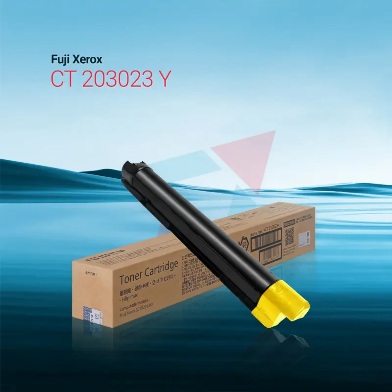 Original Fuji Xerox CT203023 Toner Cartridge Yellow