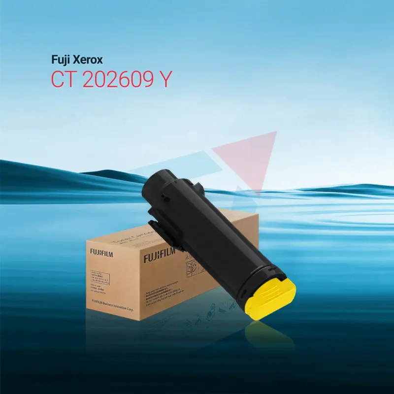Original Fuji Xerox CT202609 Toner Cartridge Yellow