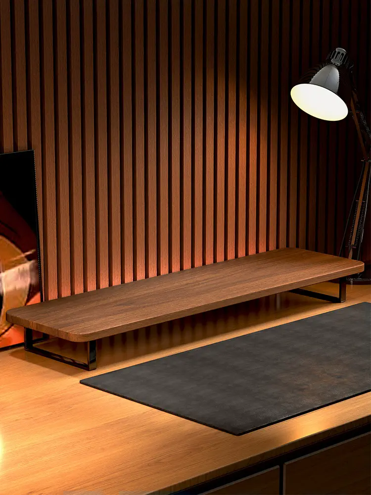 ជើងទម្រ Monitor ឈើជាមួយជើងទ្រដែក