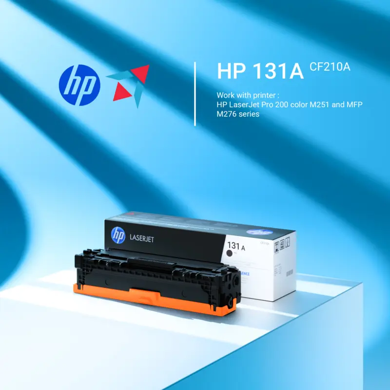 Original HP 131A Black LaserJet Toner Cartridge | CF210A