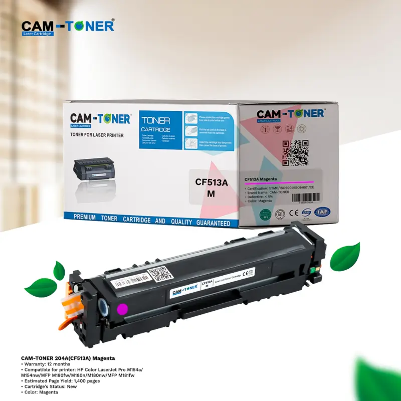 CAM-TONER 204A (CF513A) Magenta